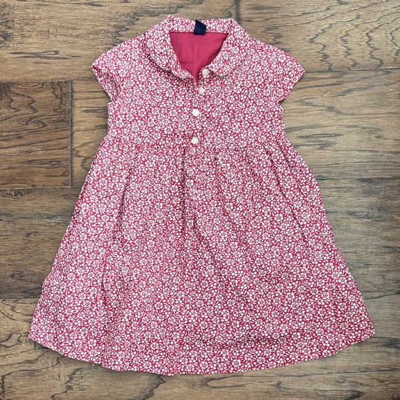GAP Other - Floral Pink Cap-sleeve Dress